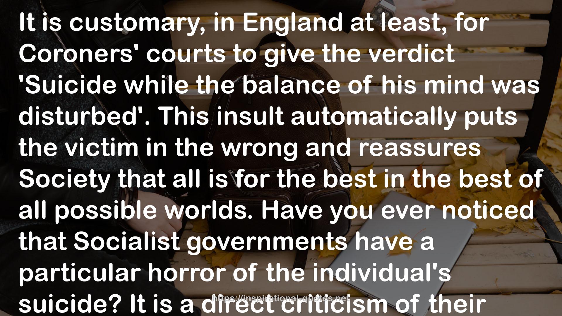 Coroners' courts  QUOTES