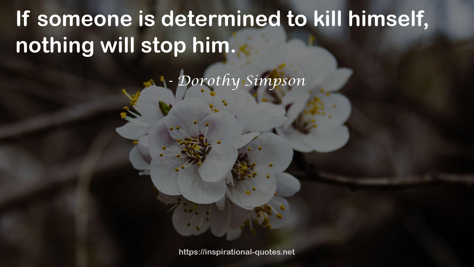 Dorothy Simpson QUOTES