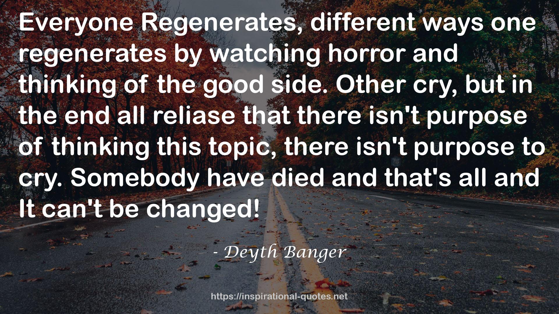 Regenerates  QUOTES