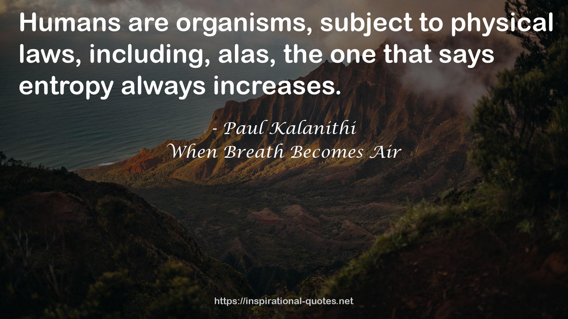 Paul Kalanithi QUOTES