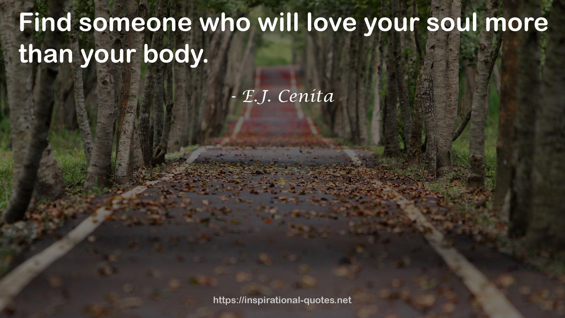 E.J. Cenita QUOTES