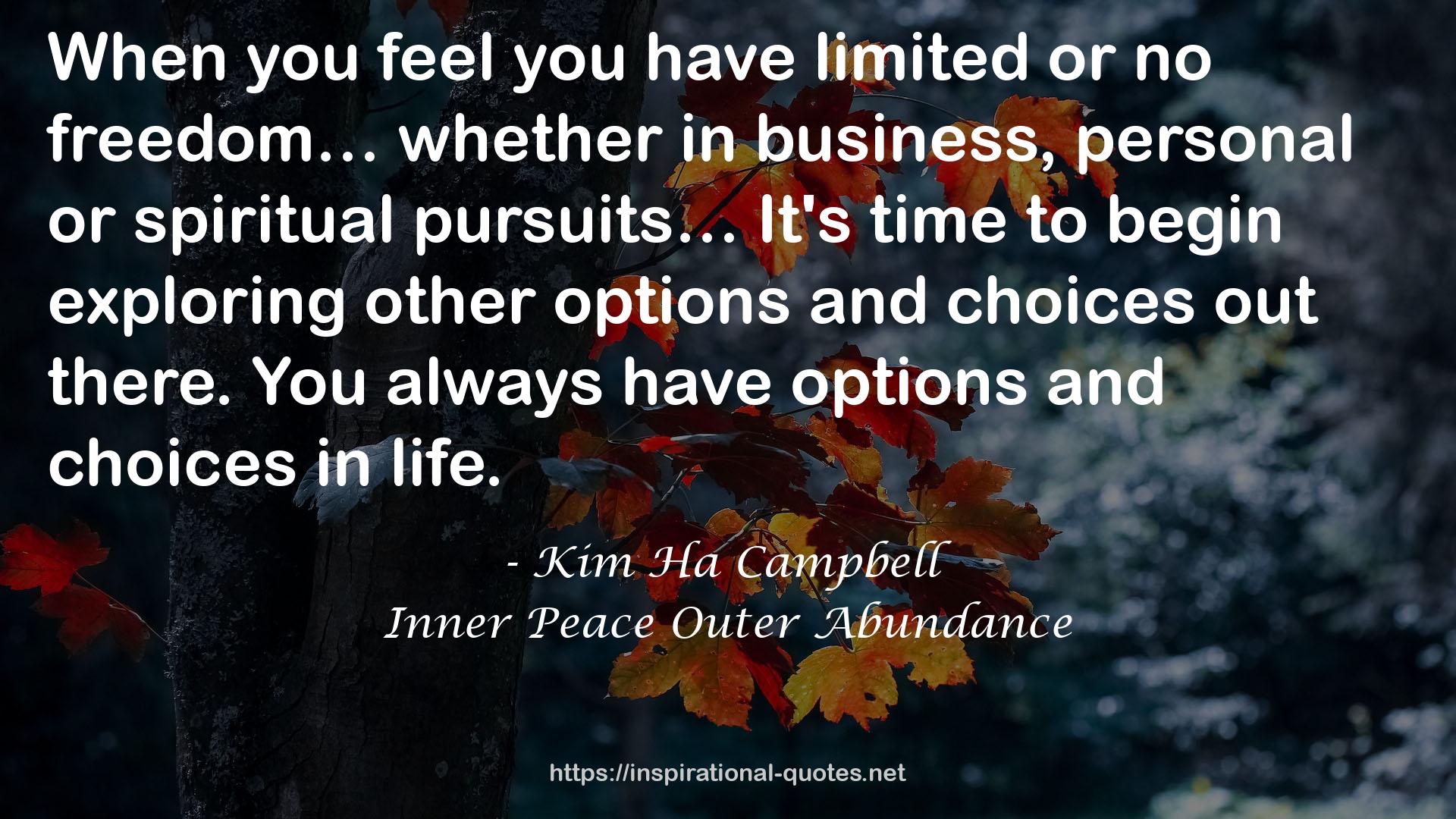 Kim Ha Campbell QUOTES