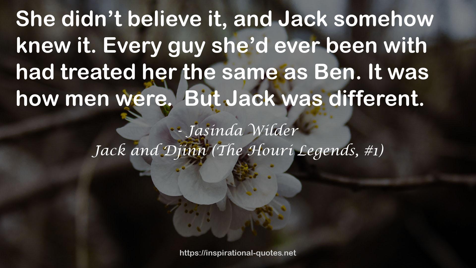 Jack and Djinn (The Houri Legends, #1) QUOTES