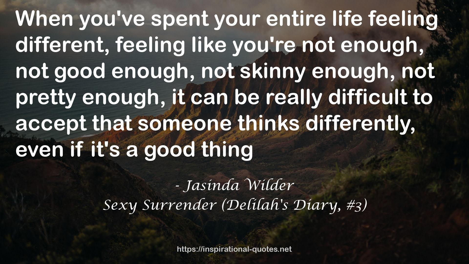 Sexy Surrender (Delilah's Diary, #3) QUOTES