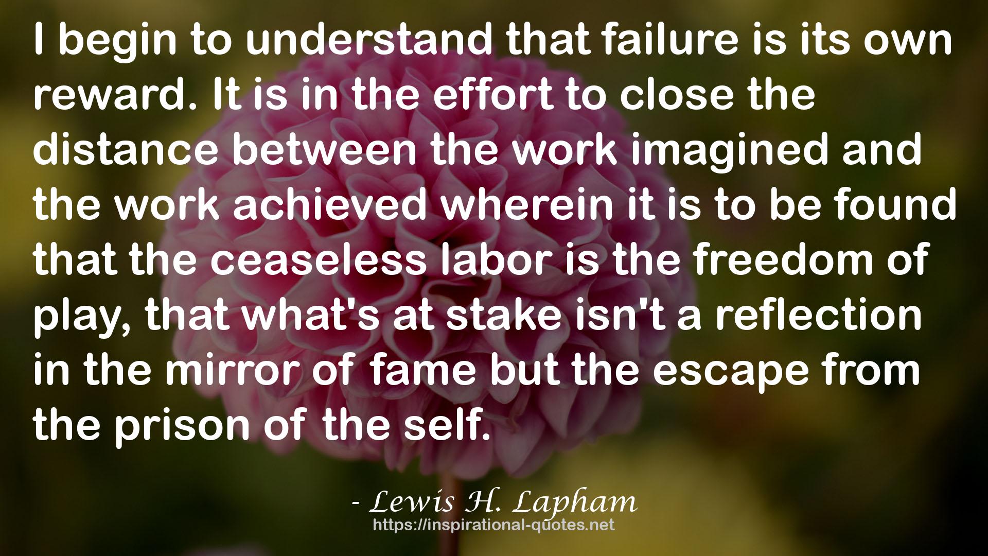 the ceaseless labor  QUOTES