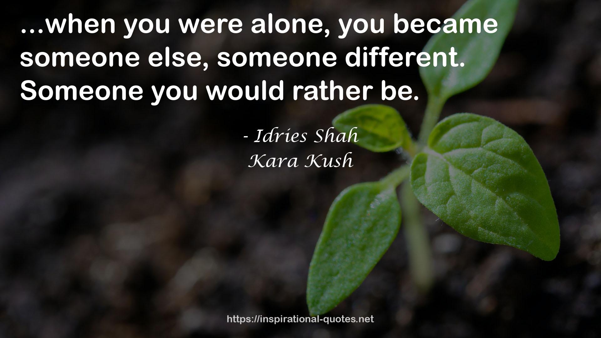 Kara Kush QUOTES