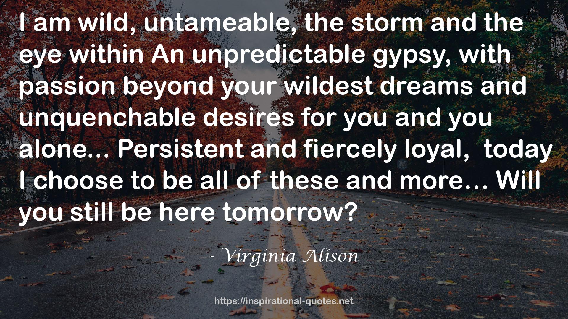 Virginia Alison QUOTES