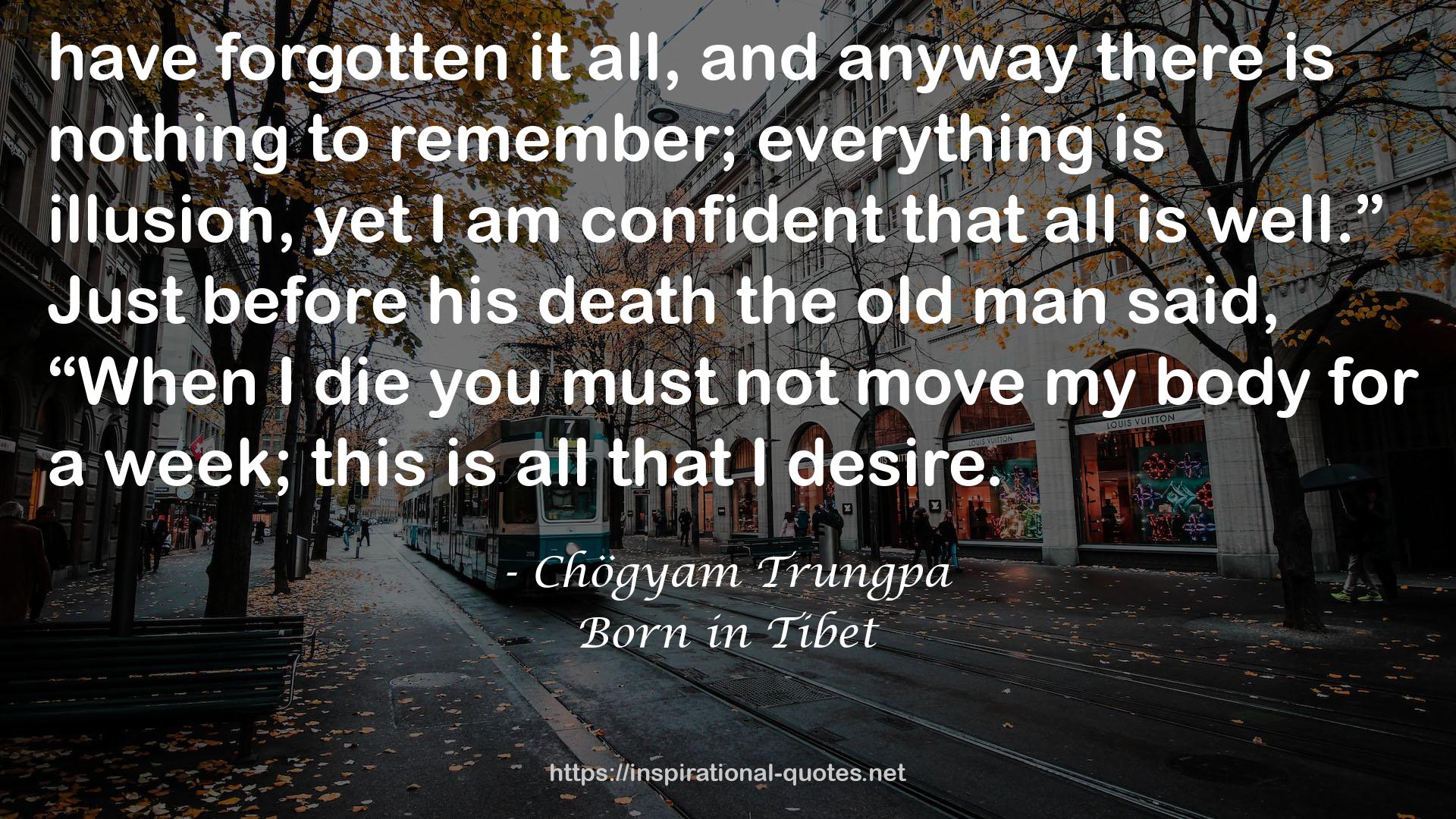 Born in Tibet QUOTES