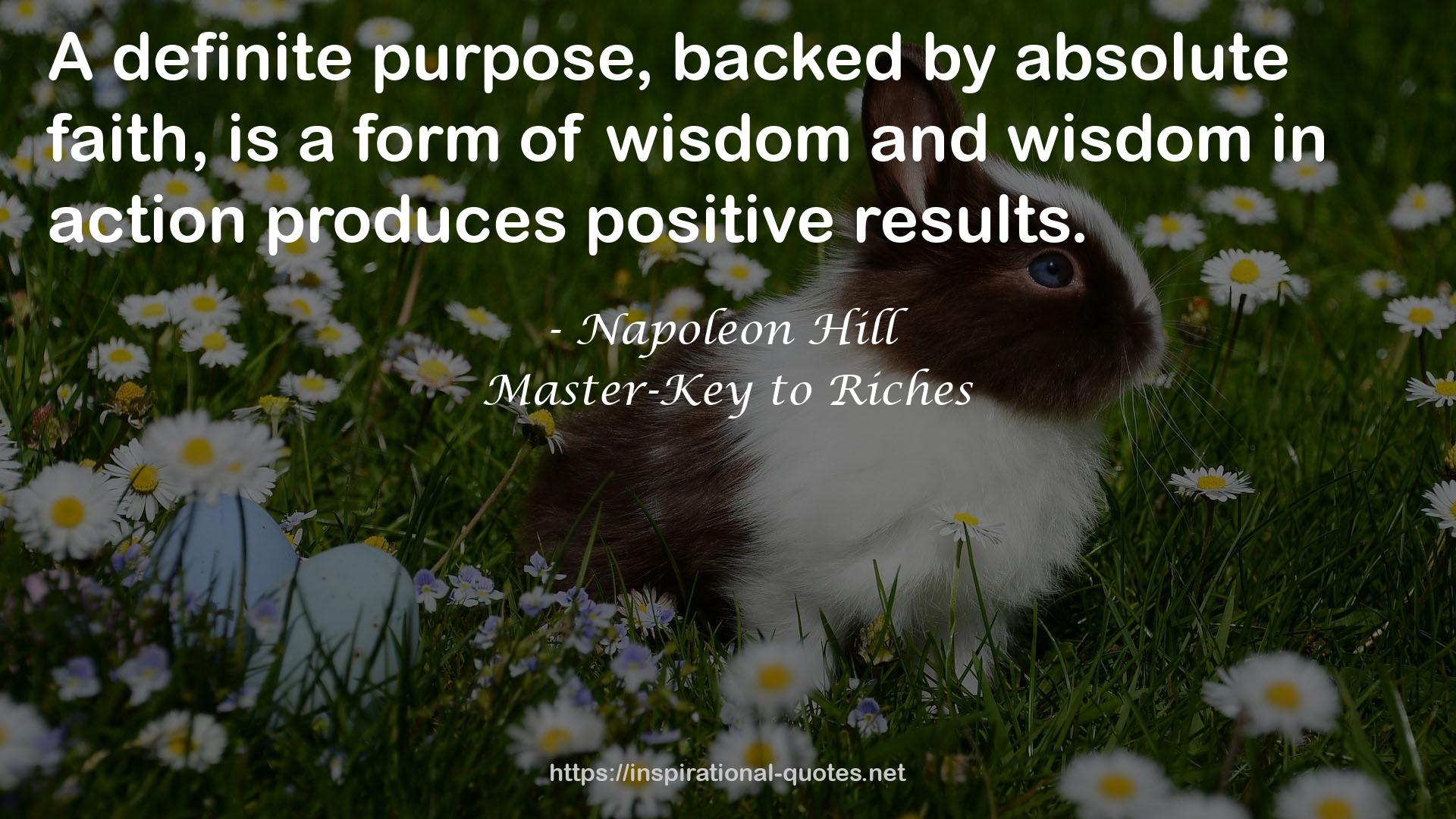 Master-Key to Riches QUOTES