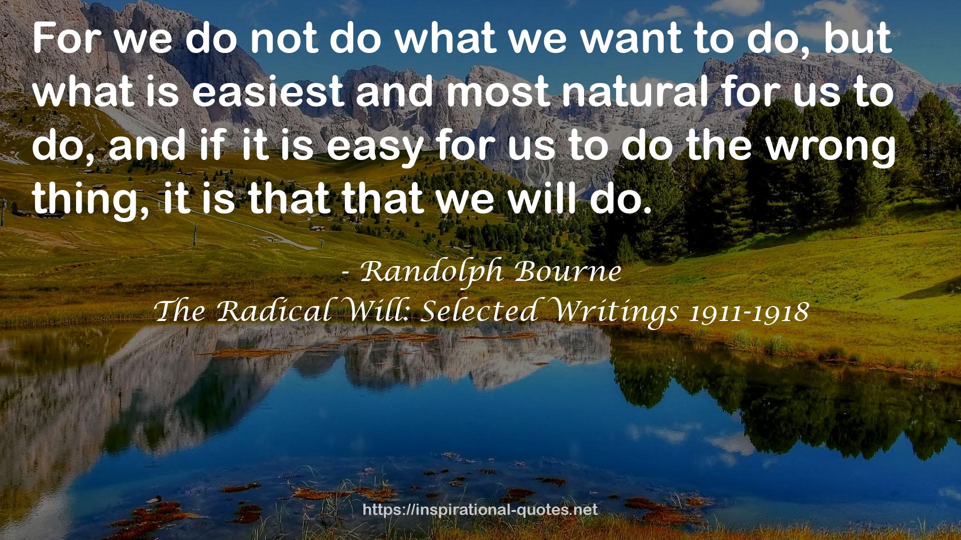 The Radical Will: Selected Writings 1911-1918 QUOTES