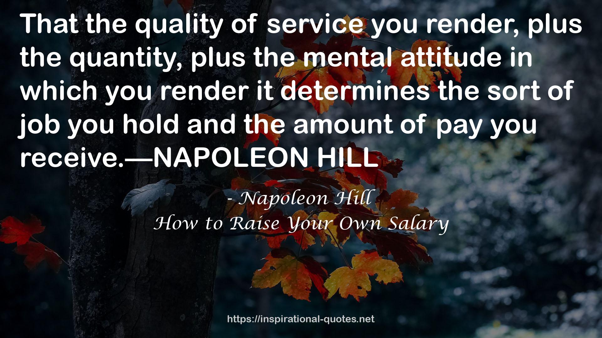 How to Raise Your Own Salary QUOTES