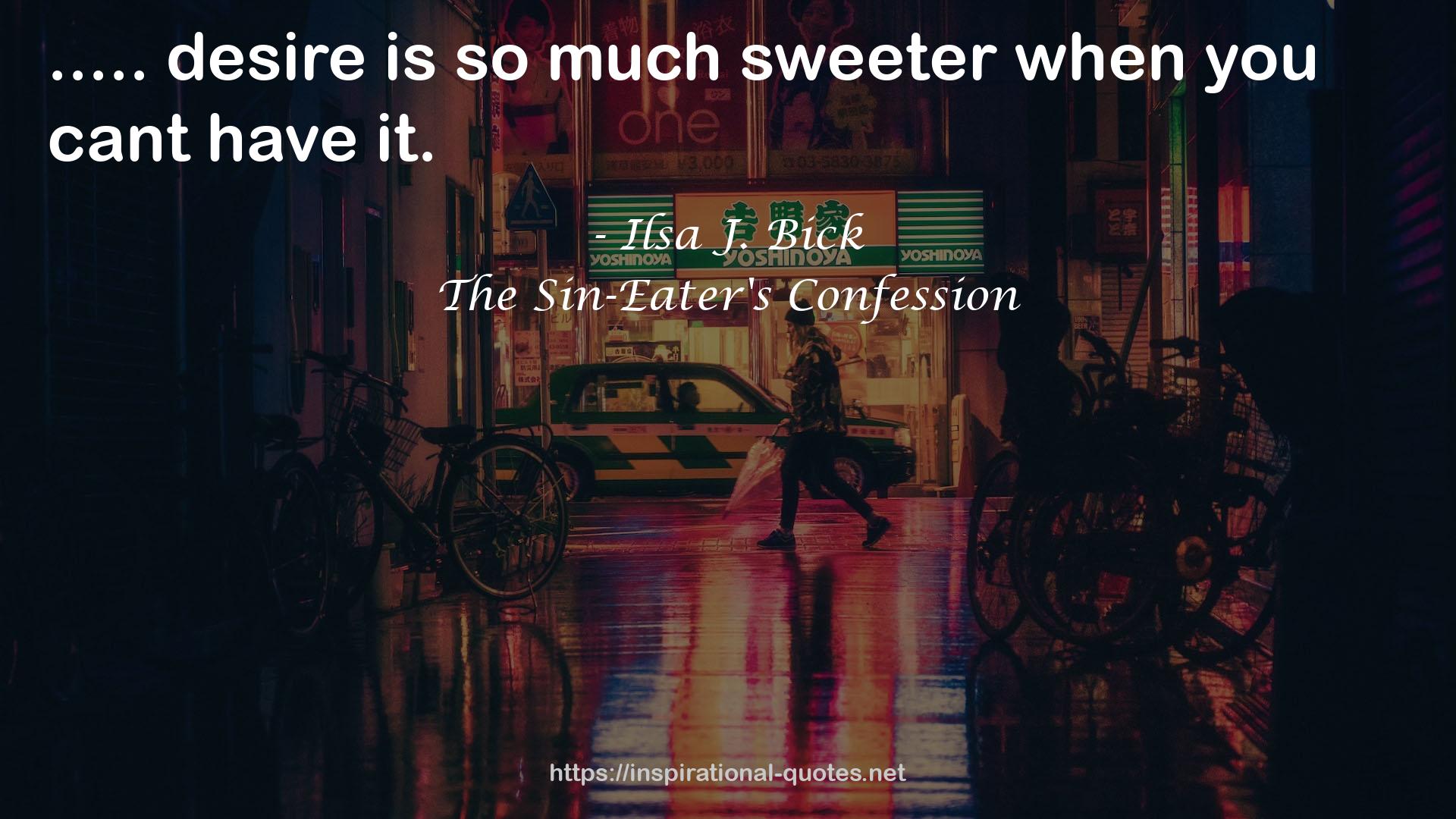 The Sin-Eater's Confession QUOTES