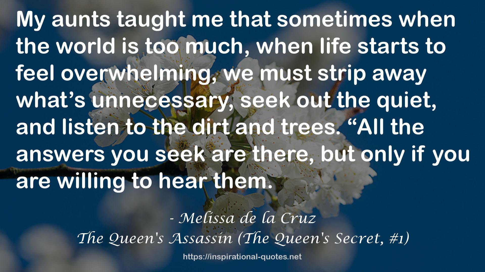The Queen's Assassin (The Queen's Secret, #1) QUOTES