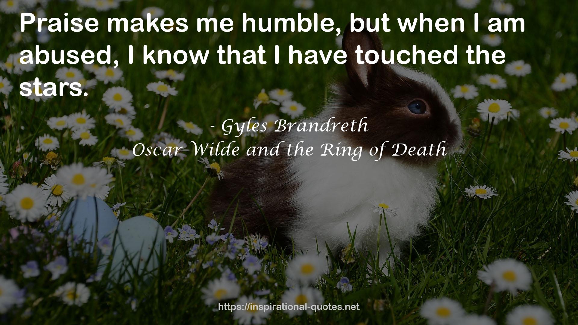 Oscar Wilde and the Ring of Death QUOTES