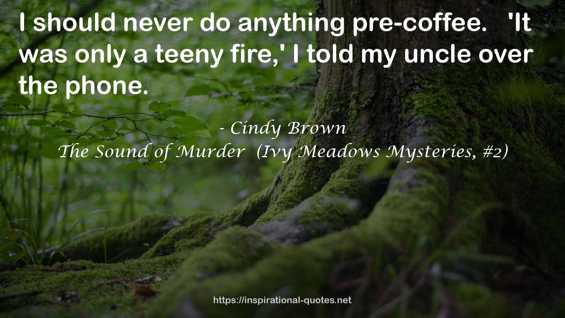 The Sound of Murder  (Ivy Meadows Mysteries, #2) QUOTES