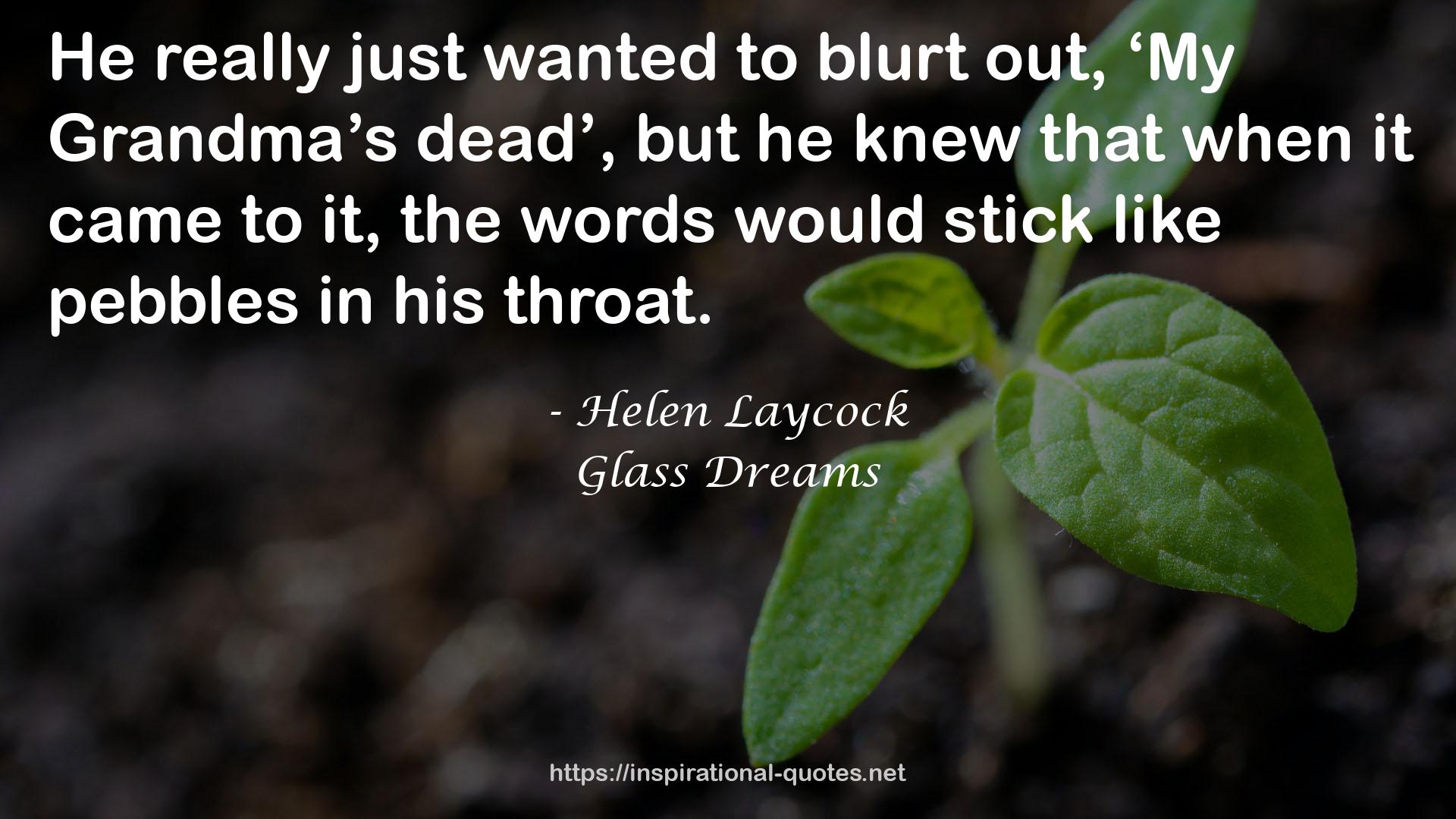 Helen Laycock QUOTES