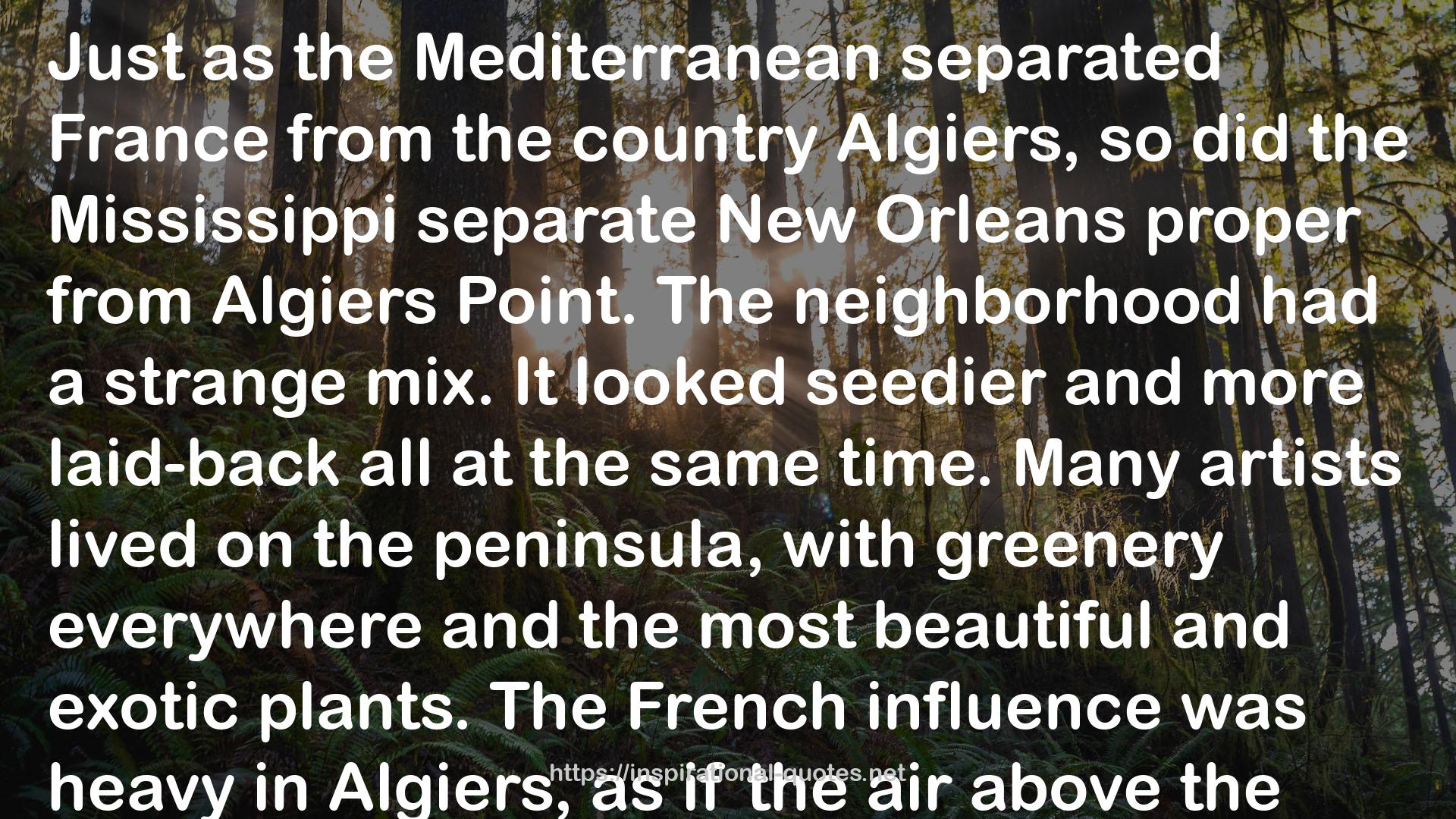 Algiers  QUOTES