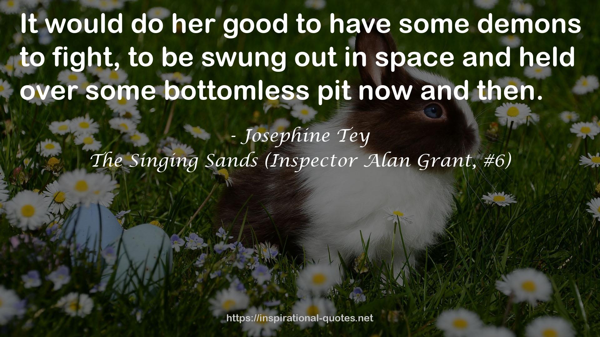 The Singing Sands (Inspector Alan Grant, #6) QUOTES