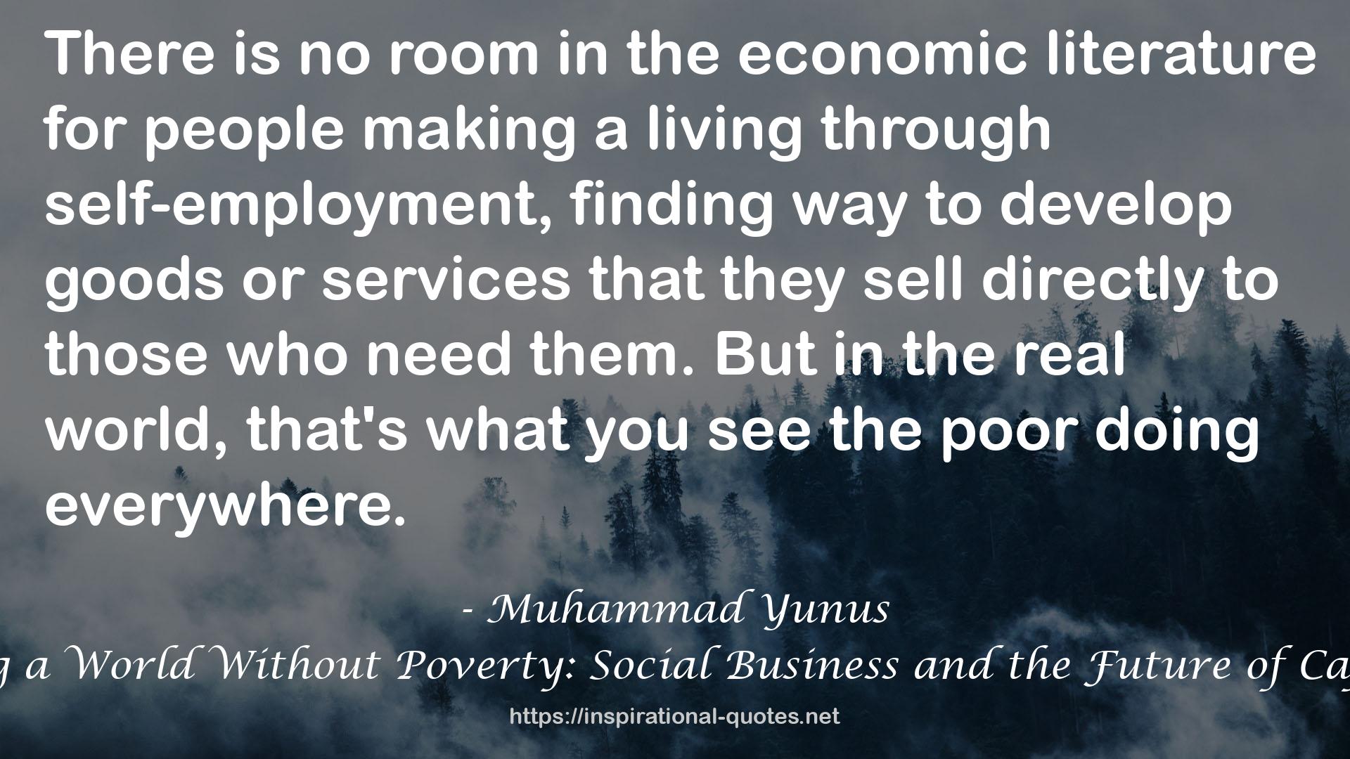 Muhammad Yunus QUOTES