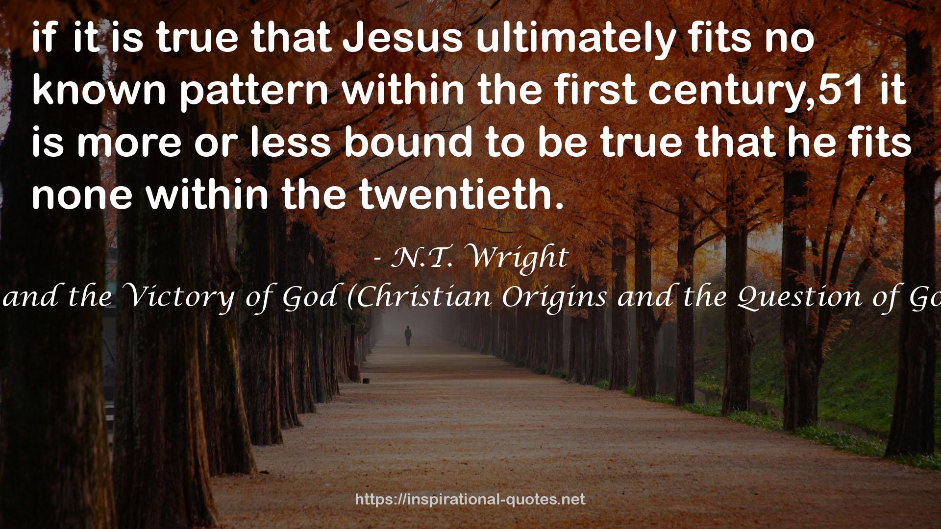 Jesus and the Victory of God (Christian Origins and the Question of God, #2) QUOTES