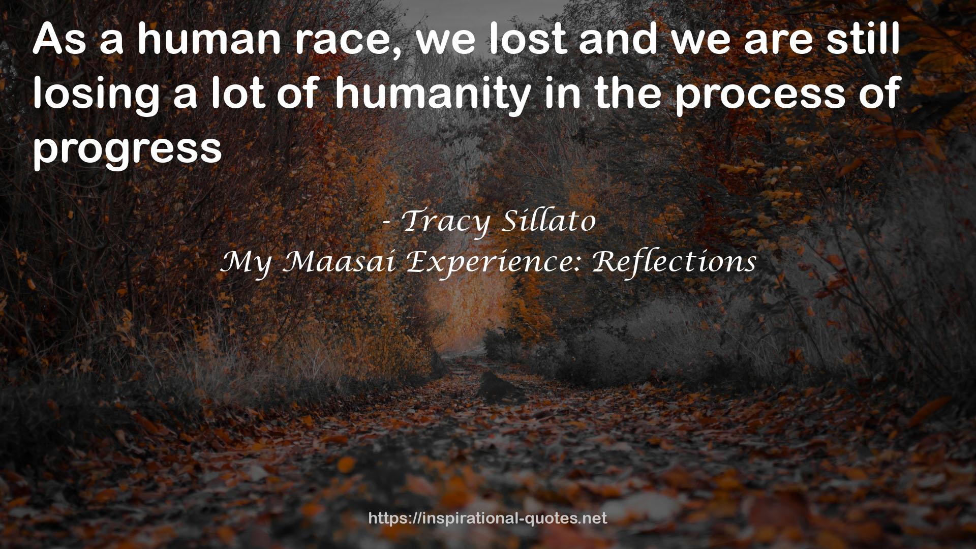 My Maasai Experience: Reflections QUOTES