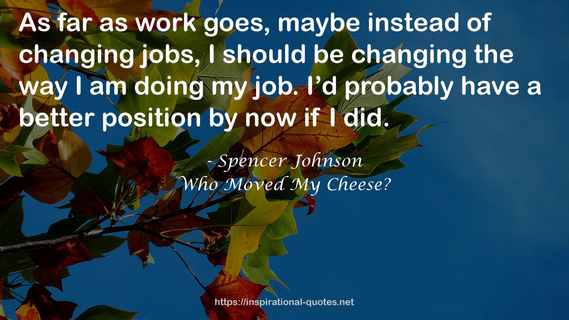 Spencer Johnson QUOTES