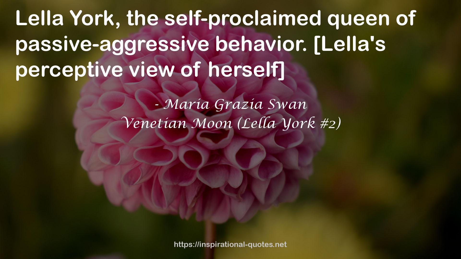 [Lella's perceptive view  QUOTES