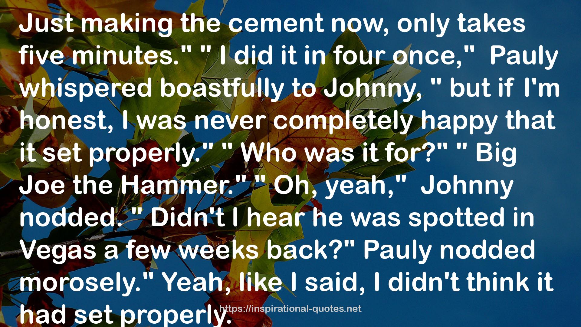 Pauly  QUOTES