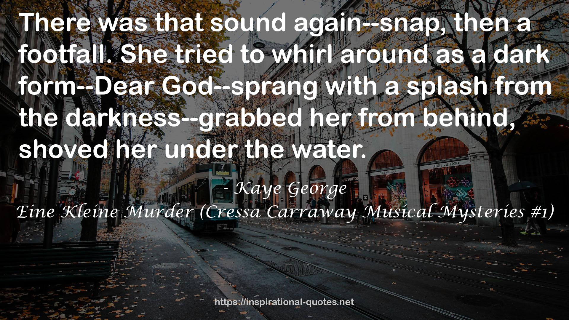 Eine Kleine Murder (Cressa Carraway Musical Mysteries #1) QUOTES