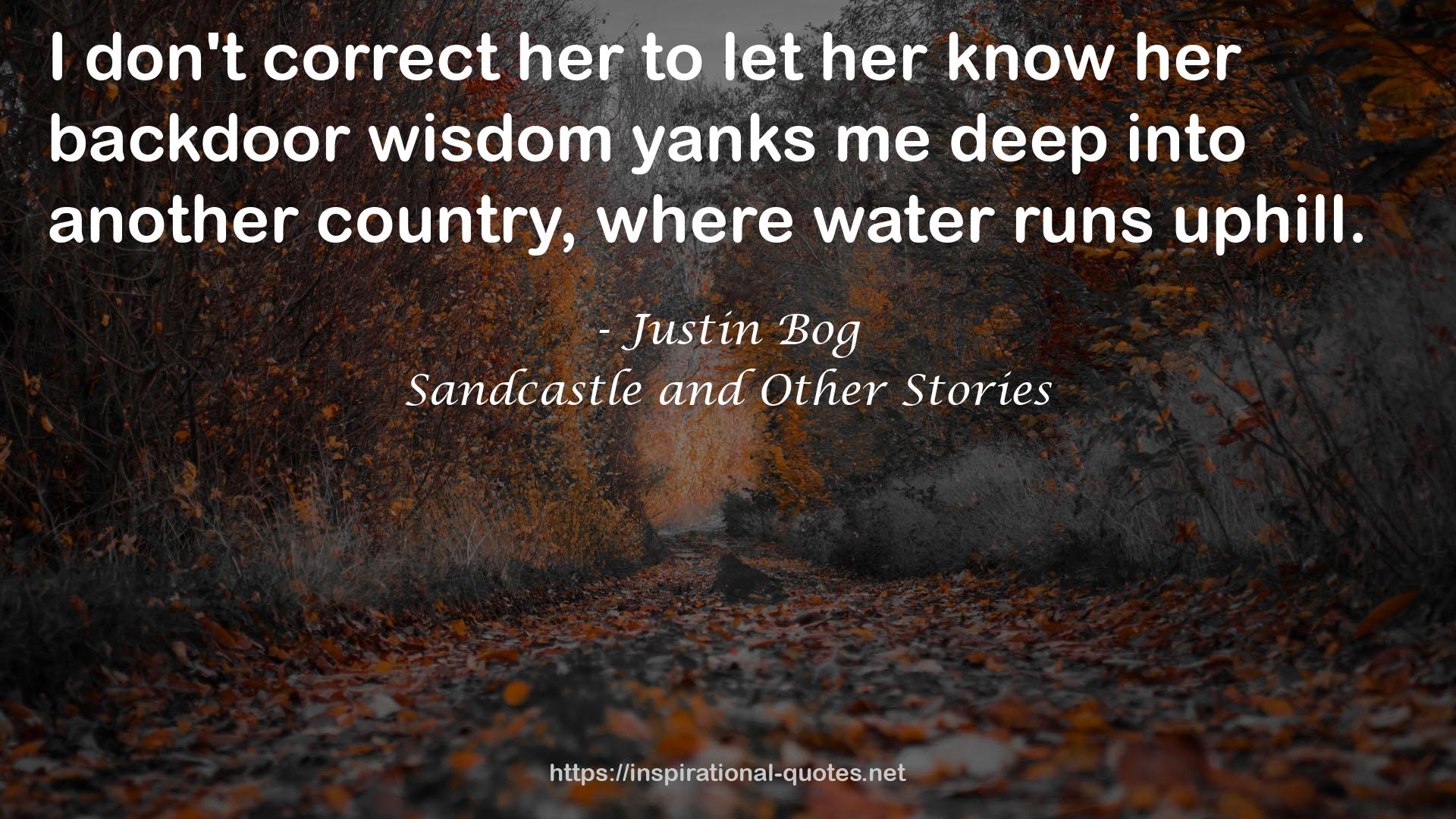 Sandcastle and Other Stories QUOTES