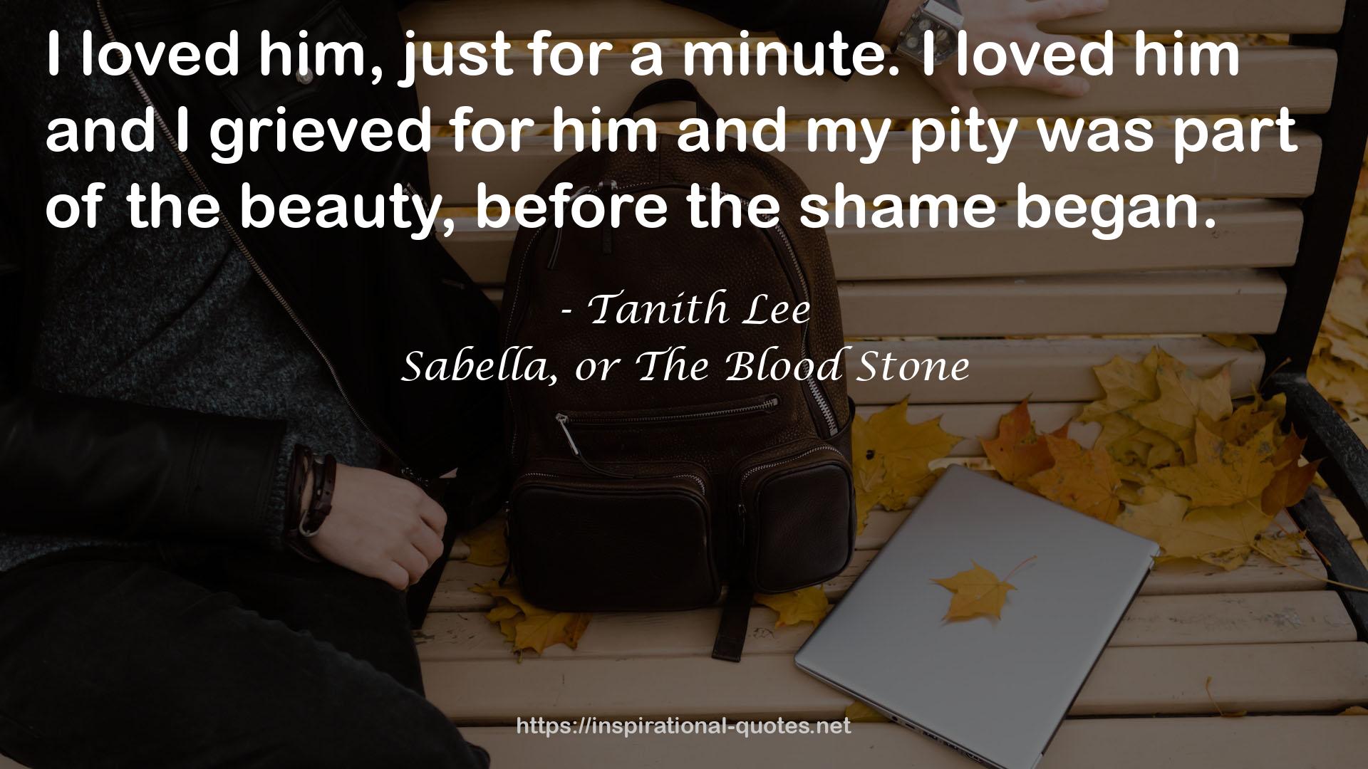 Sabella, or The Blood Stone QUOTES