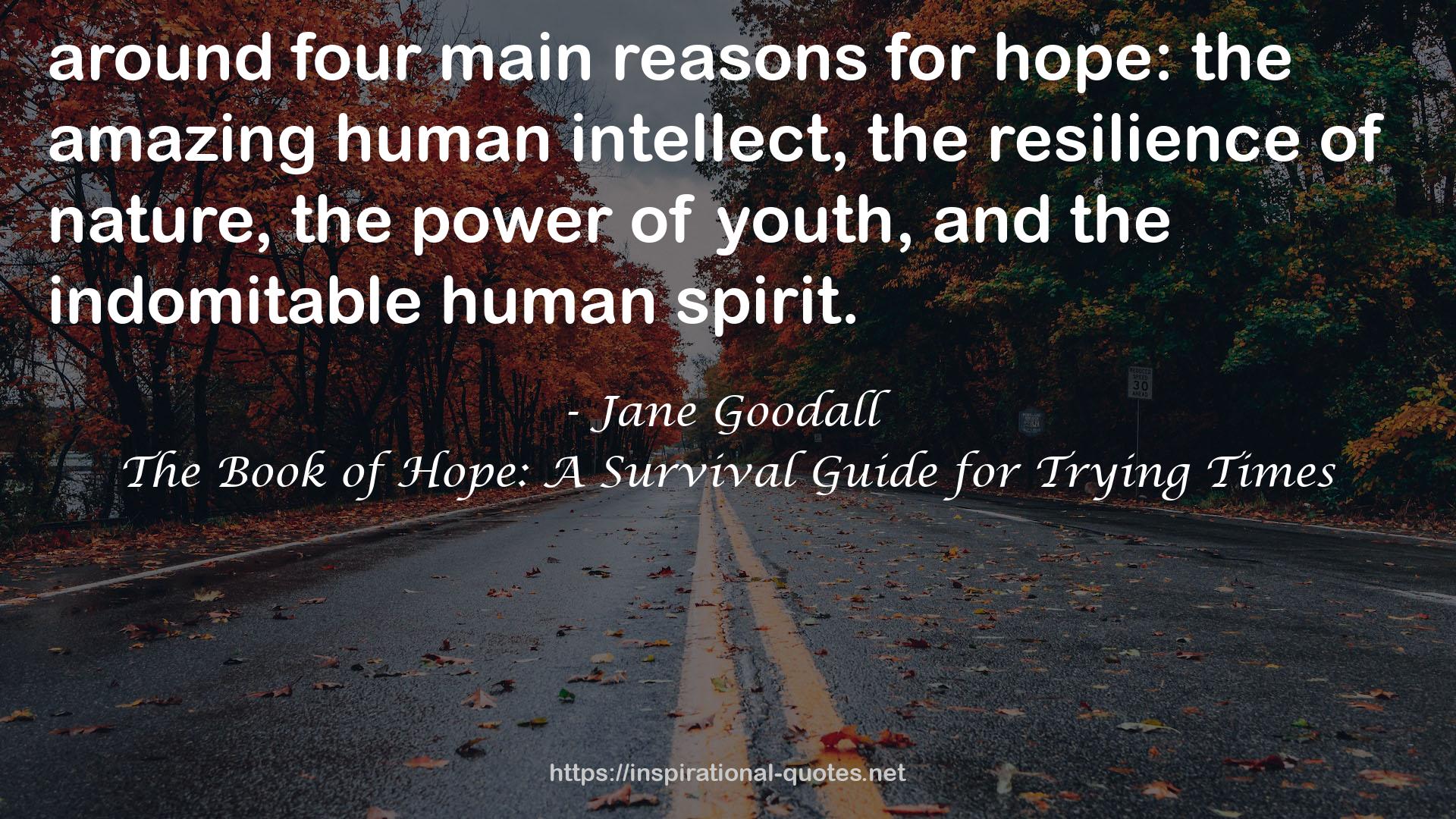 The Book of Hope: A Survival Guide for Trying Times QUOTES