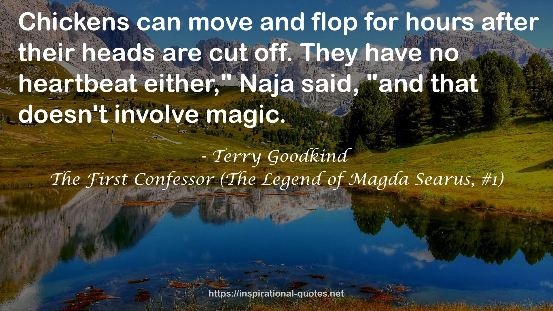 The First Confessor (The Legend of Magda Searus, #1) QUOTES