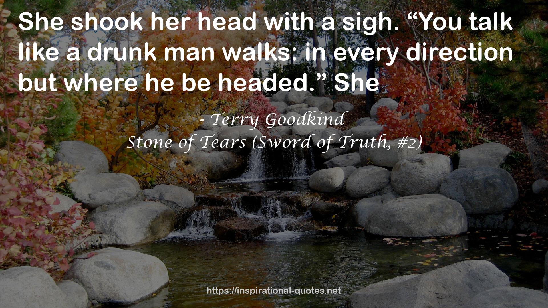 Stone of Tears (Sword of Truth, #2) QUOTES