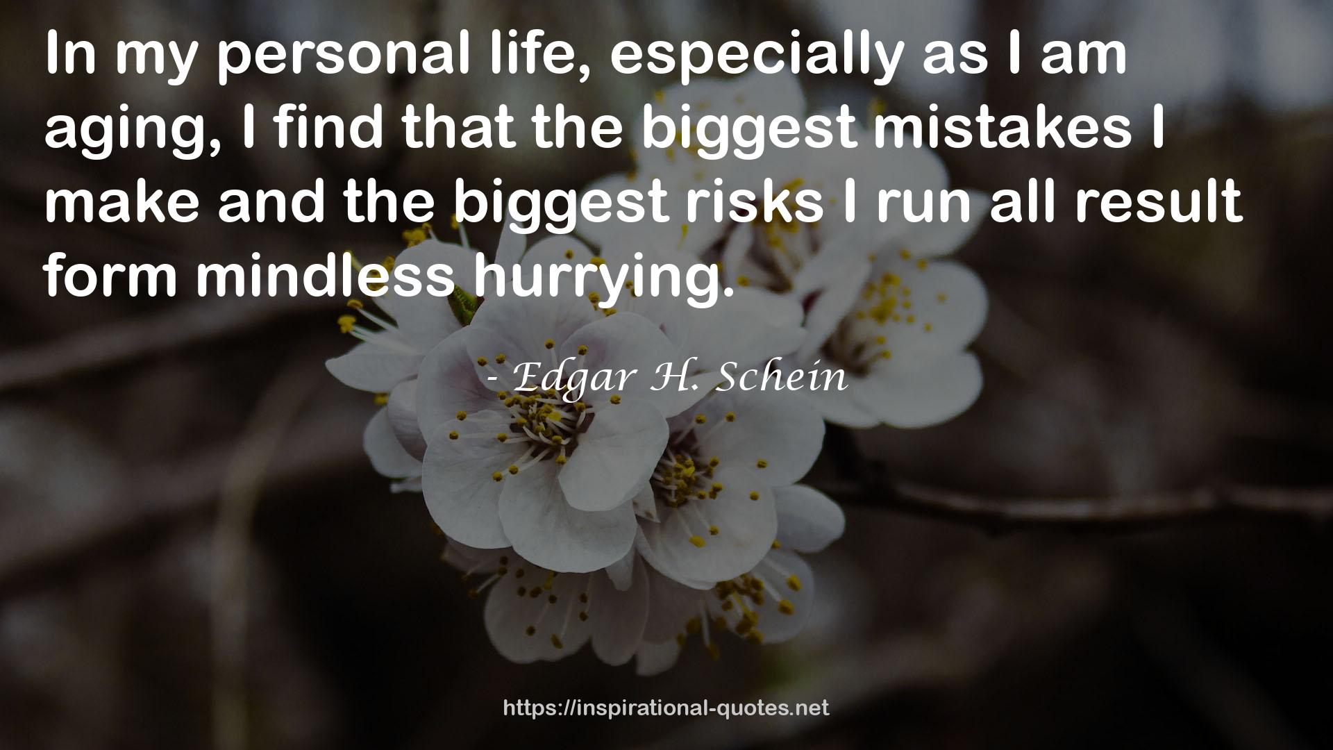 Edgar H. Schein QUOTES