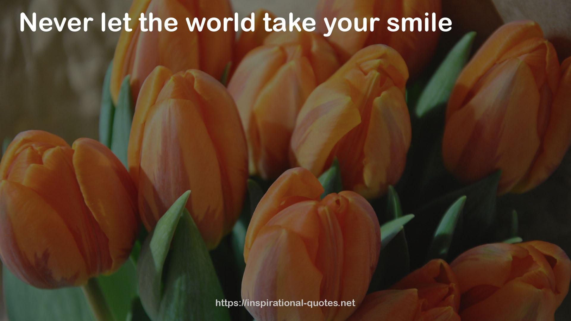 your smile  QUOTES