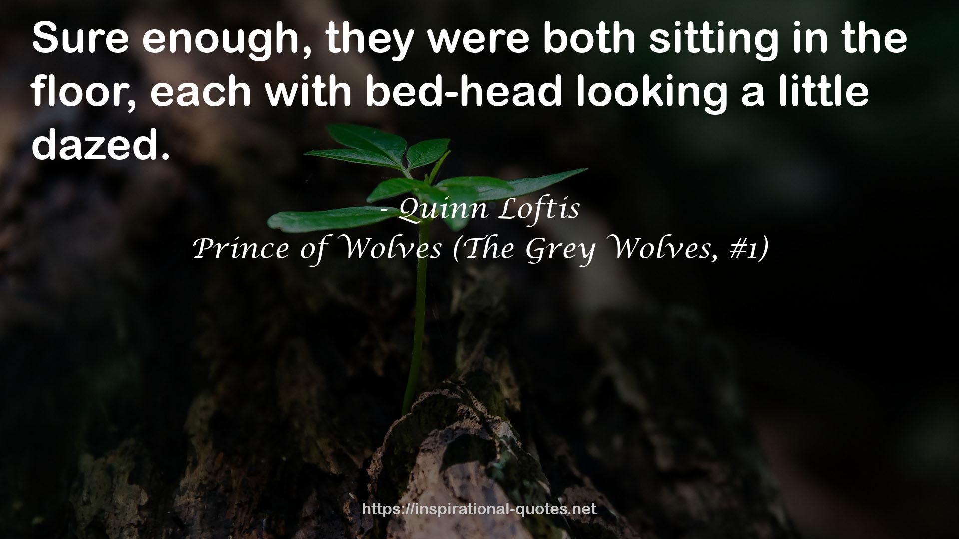 Prince of Wolves (The Grey Wolves, #1) QUOTES