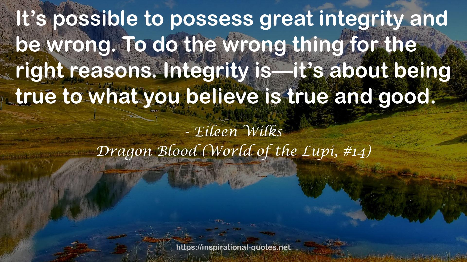 Dragon Blood (World of the Lupi, #14) QUOTES