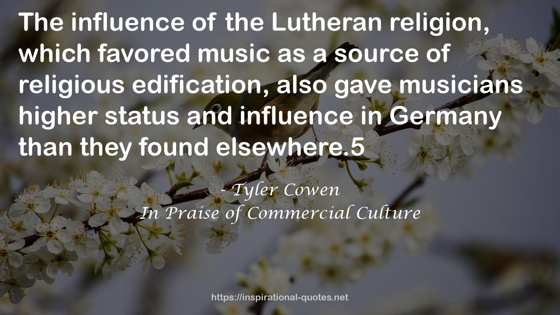 Tyler Cowen QUOTES