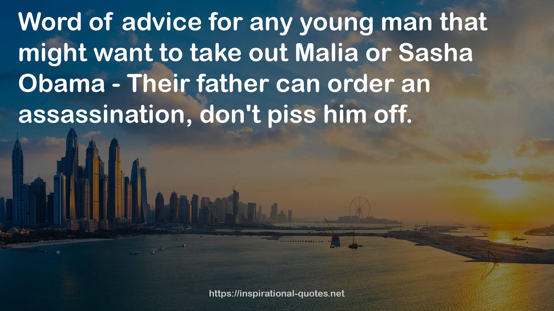 any young man  QUOTES