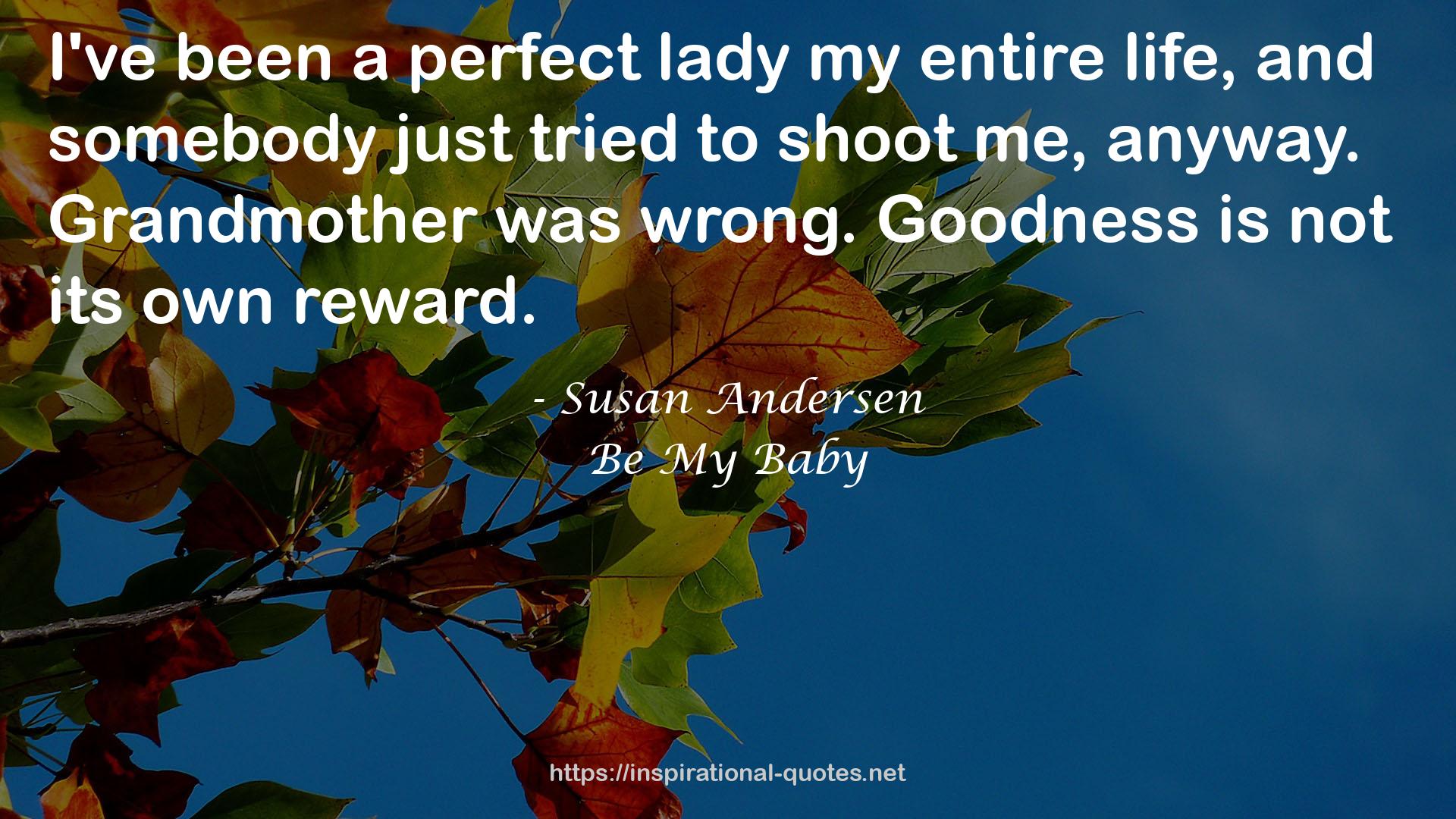 a perfect lady  QUOTES