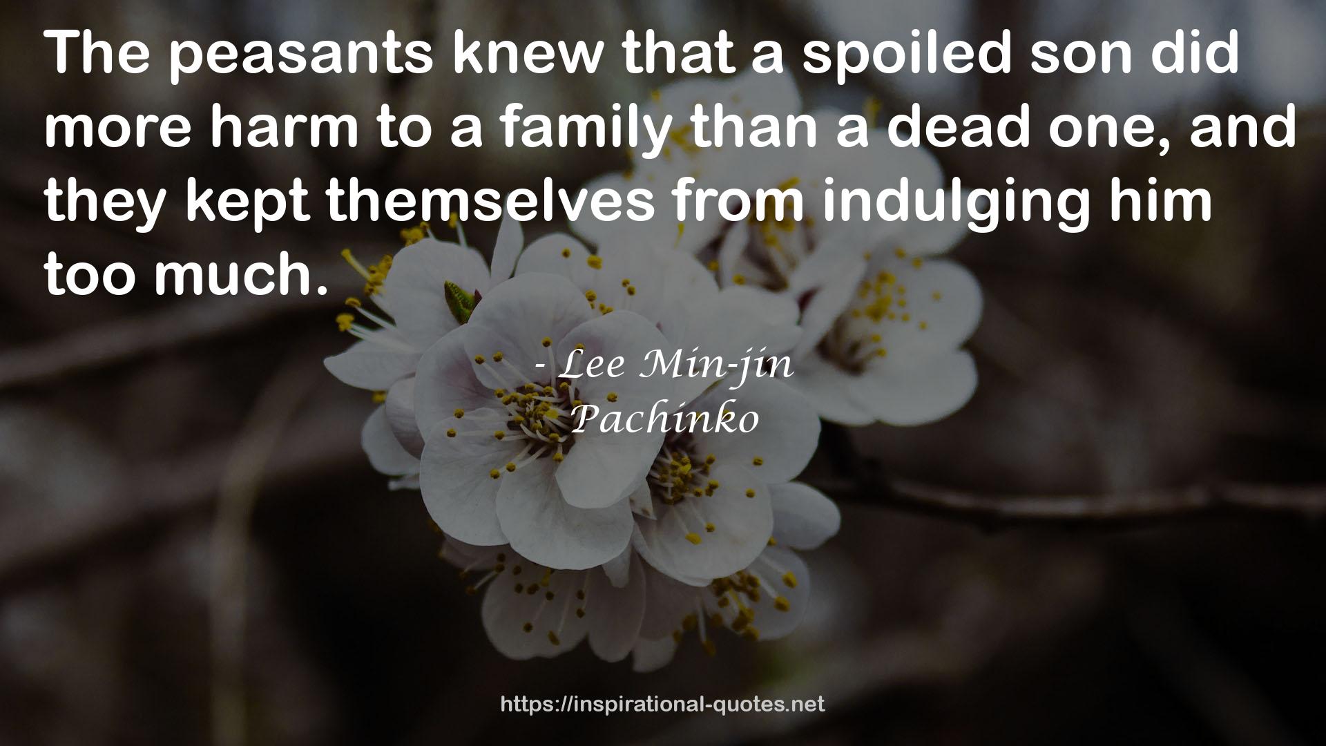 Lee Min-jin QUOTES