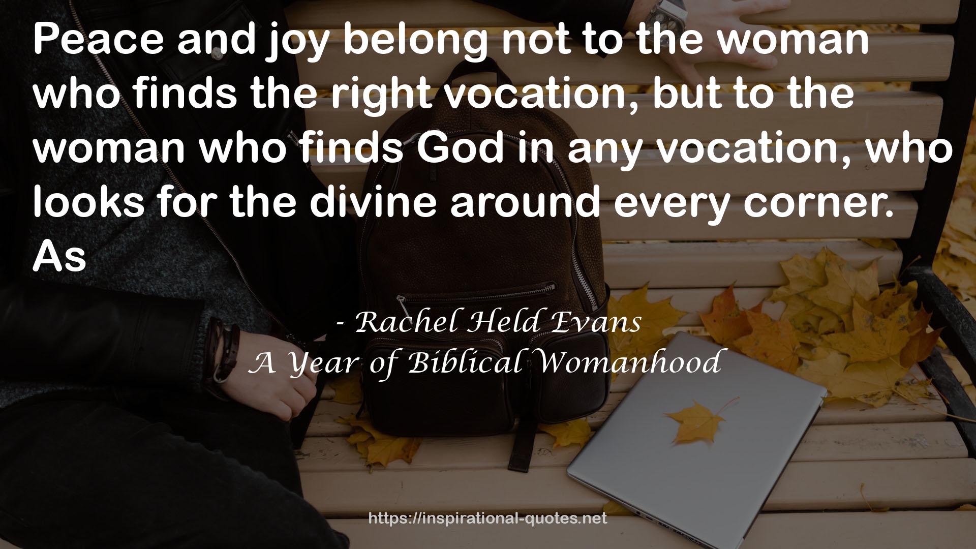 A Year of Biblical Womanhood QUOTES