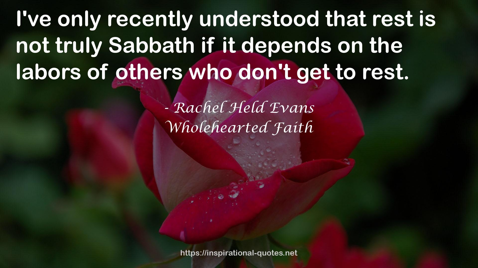 Wholehearted Faith QUOTES