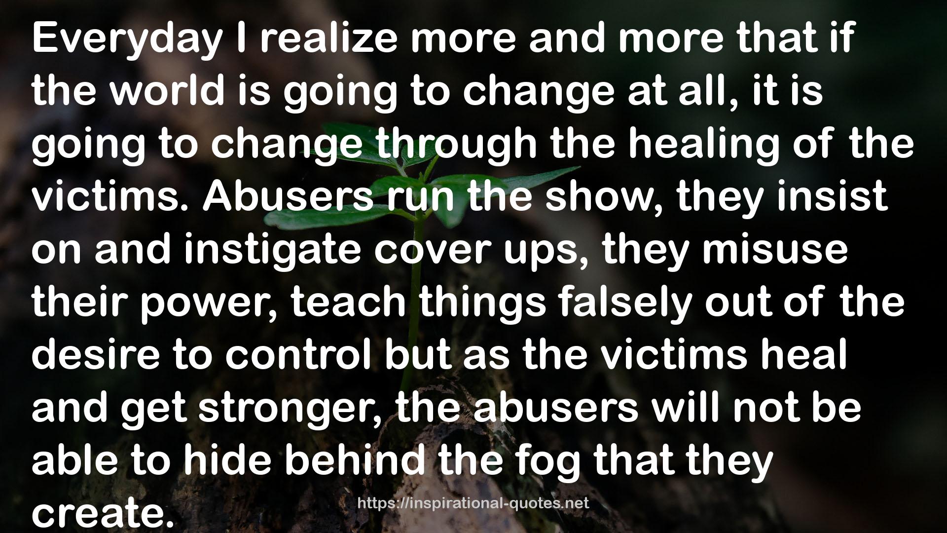 The abusers  QUOTES
