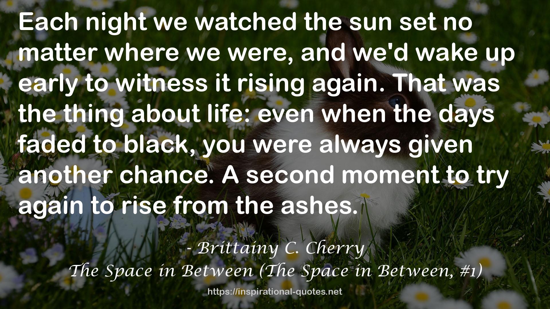 The Space in Between (The Space in Between, #1) QUOTES