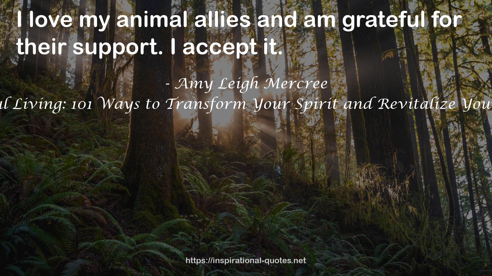 my animal allies  QUOTES