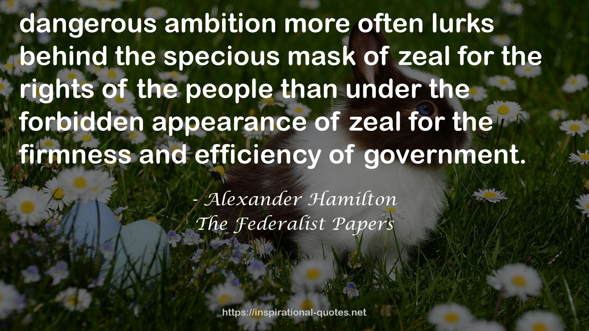 Alexander Hamilton QUOTES