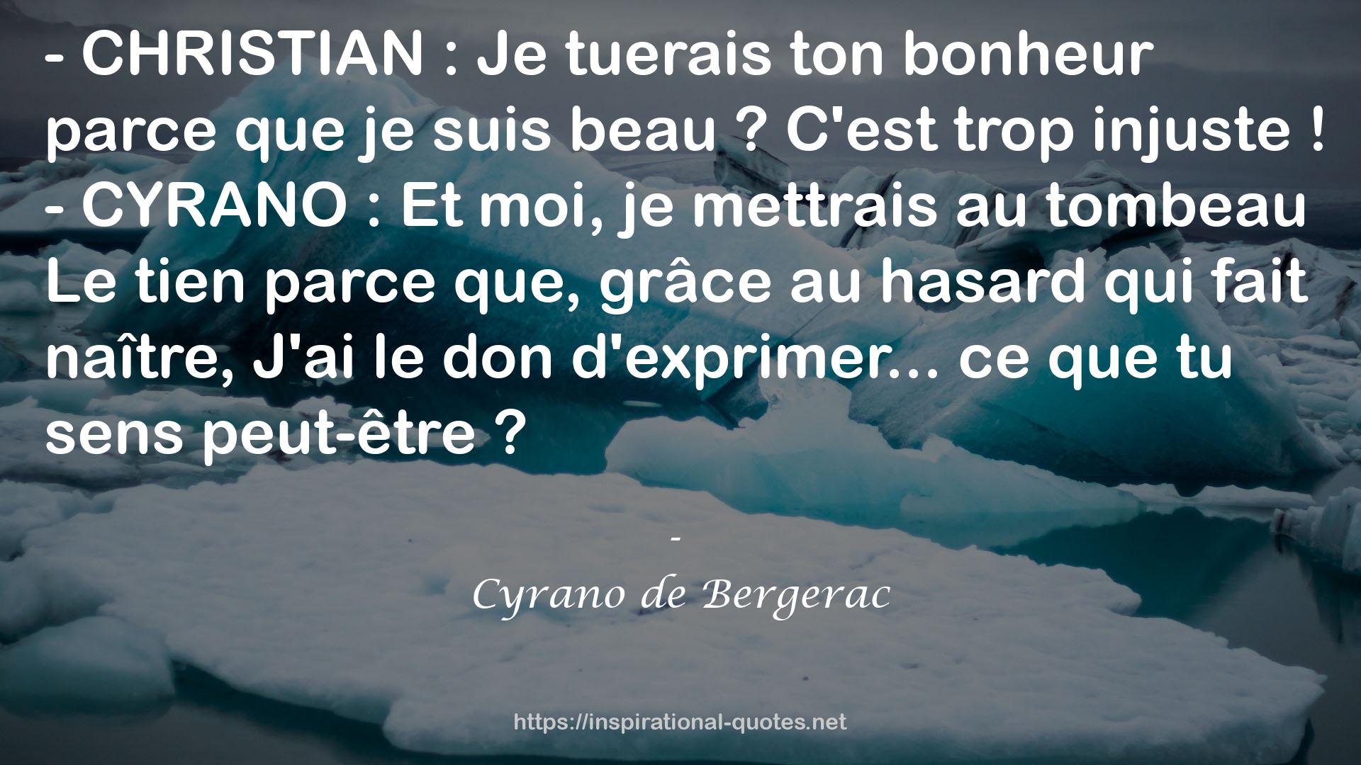 Cyrano de Bergerac QUOTES