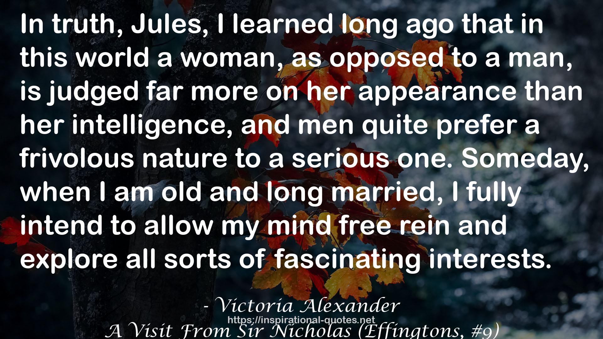 Victoria Alexander QUOTES